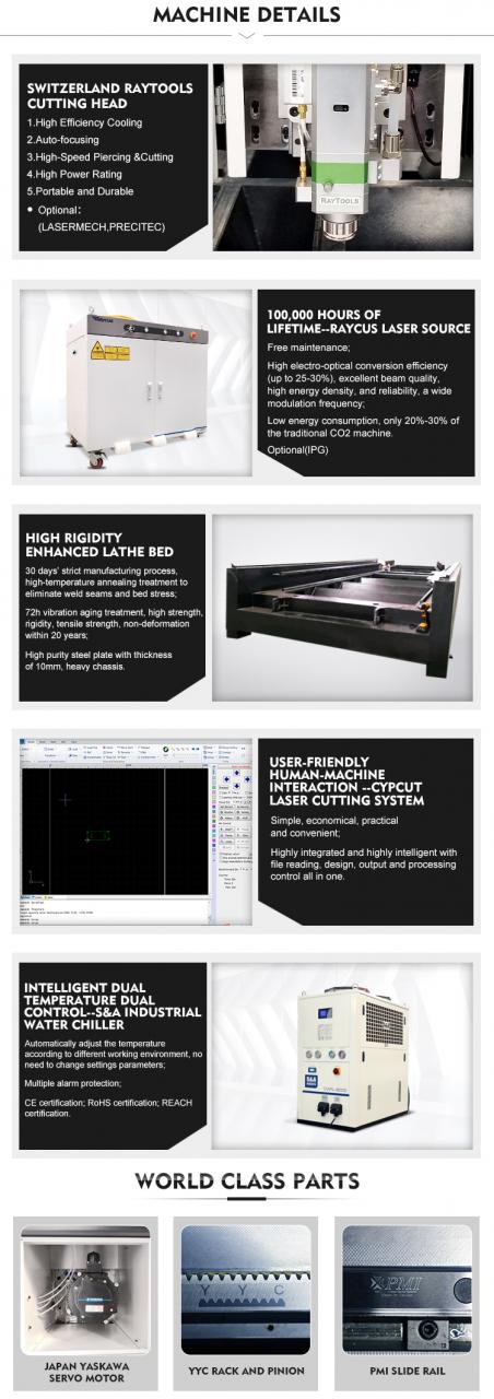 1kw 2kw 3kw 6kw Cnc Fiber Laser Cutting Machines For Stainless Steel Metal Sheet Máquinas de corte a laser de fibra CNC de 1kw 2kw 3kw 6kw para chapas de aço inoxidável