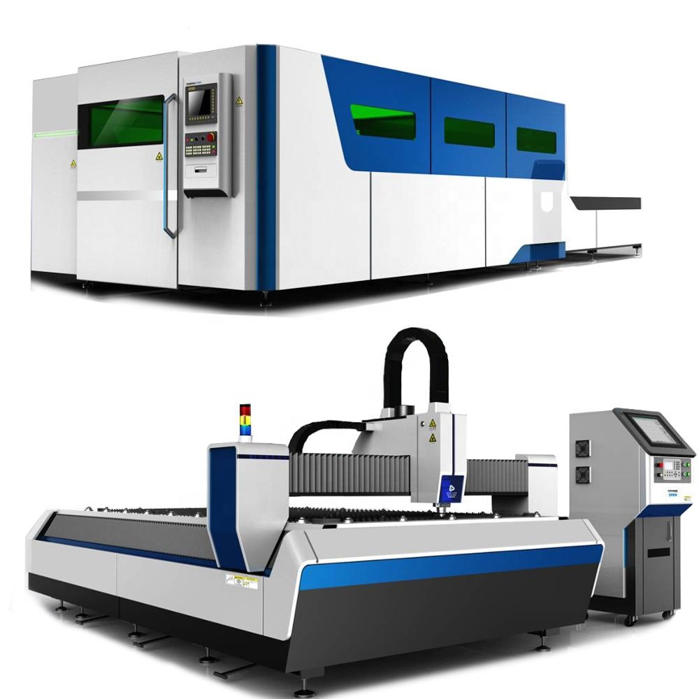 3015 4015 1kw To 6kw Cnc Fiber Laser Cutting Machine Raycus Laser Power 3015 4015 1kw a 6kw máquina de corte a laser de fibra cnc Raycus Laser Power