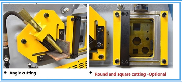 60t Q35-16 Hydraulic Ironworker Shearing Punching Bending And Notching Machine 60t Q35-16 Hidráulica Ironworker cisalhamento punção máquina de dobra e entalhe