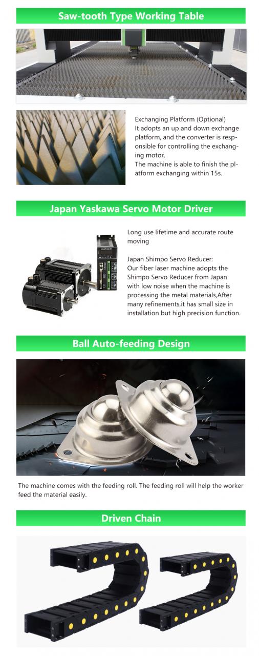 Carbon Iron Aluminum Metal Stainless Steel Cnc Fiber Laser Cutting Machine Máquina de corte a laser de fibra de carbono ferro alumínio metal aço inoxidável