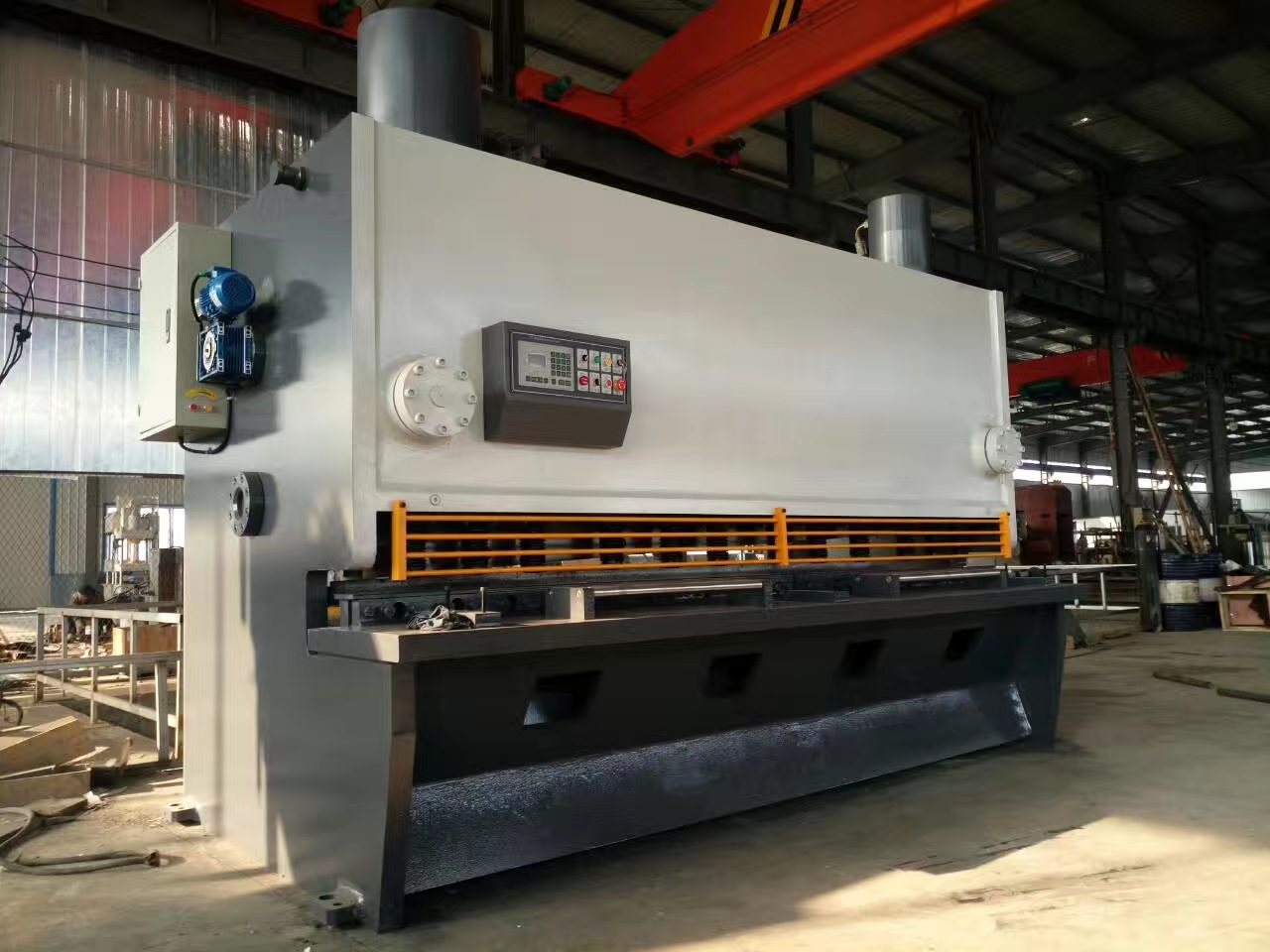 Guillotine Hydraulic Shearing Machine Price Sheet Metal Qc11y-12x4000 Máquina de guilhotina hidráulica guilhotina preço chapa metálica Qc11y-12x4000