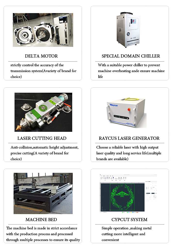 High Power Precision 1000w 1500w 2000w China Fiber Laser Cutting Machine Máquina de corte a laser de fibra de alta potência 1000w 1500w 2000w China