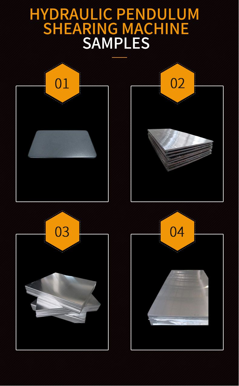 Hydraulic Pendulum Cnc Swing Beam Sheet Metal Plate Shearing Machine Máquina de cisalhamento de chapa de metal com pêndulo hidráulico pêndulo oscilante