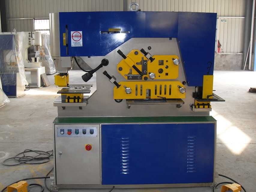 Q35y Series Multifunctional Hydraulic Iron Worker Combined Shearing And Punching Machine Máquina de corte e perfuração combinada de ferro hidráulico multifuncional série Q35y