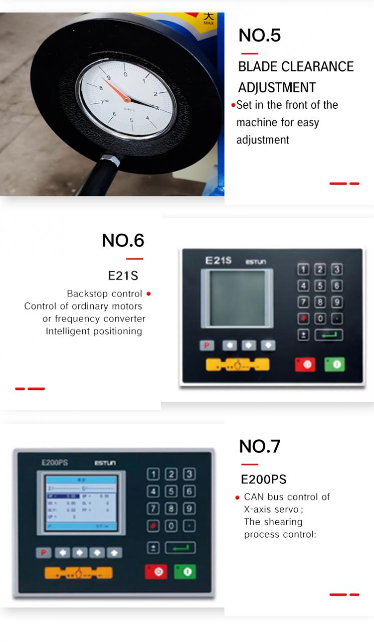 Shear Cutting Machine Guillotine Metal Hydraulic Shearing Machine Qc11Y/K Máquina de corte de tesoura guilhotina de metal hidráulica máquina de corte Qc11Y/K