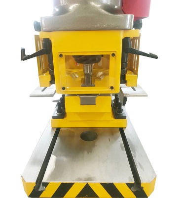 Steel Plate Angle Cutting Punching Notching Machine Hydraulic Ironworker For Sale Máquina Hidráulica de Perfuração de Corte de Placa de Aço para Venda